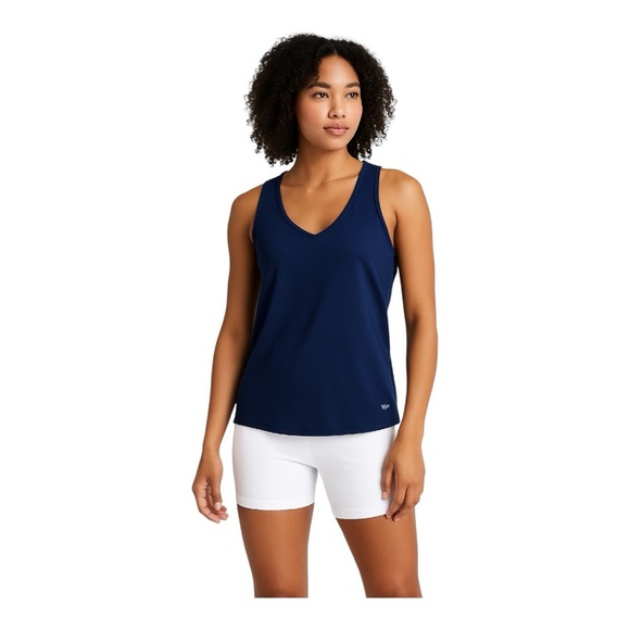 EleVen by Venus Williams High Vibes Tennis Tank – Admiral Navy – Size M & L - Picture 1 of 9